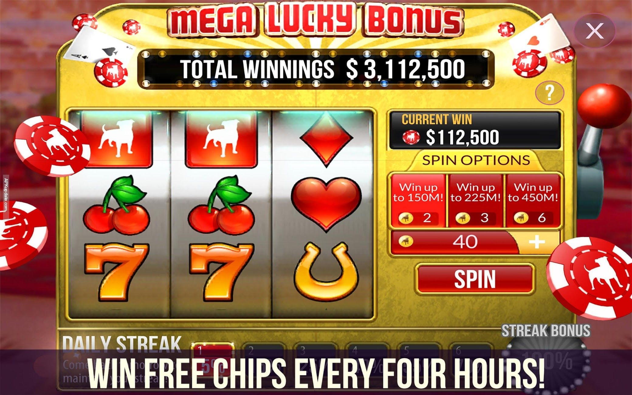 EUR 465 Turniej kasynowy w automatach Million Casino